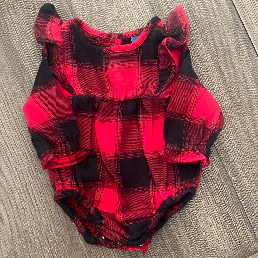 Red & Black one piece from Old Navy